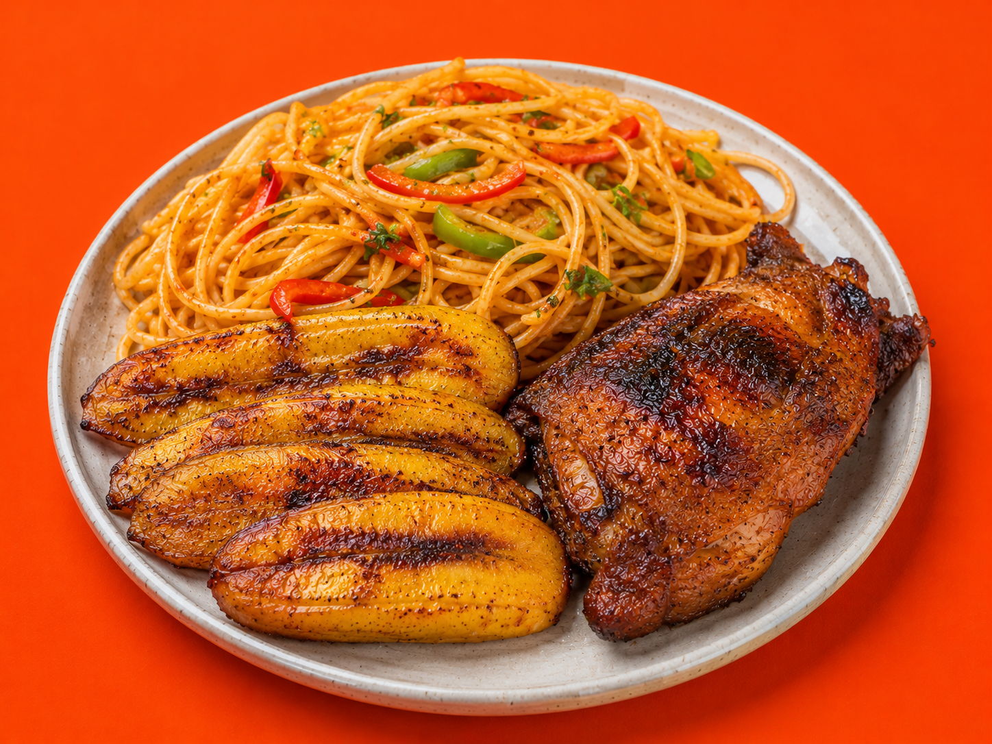Stir Fry Spaghetti, Plantain and Turkey from The Grills Corner Unilag Lagos