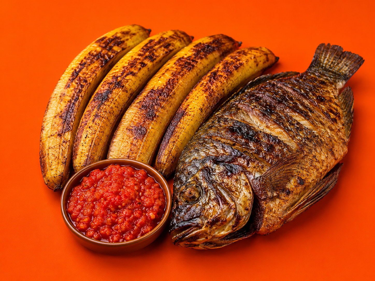 Bole and Fish Combo from The Grills Corner Unilag Lagos