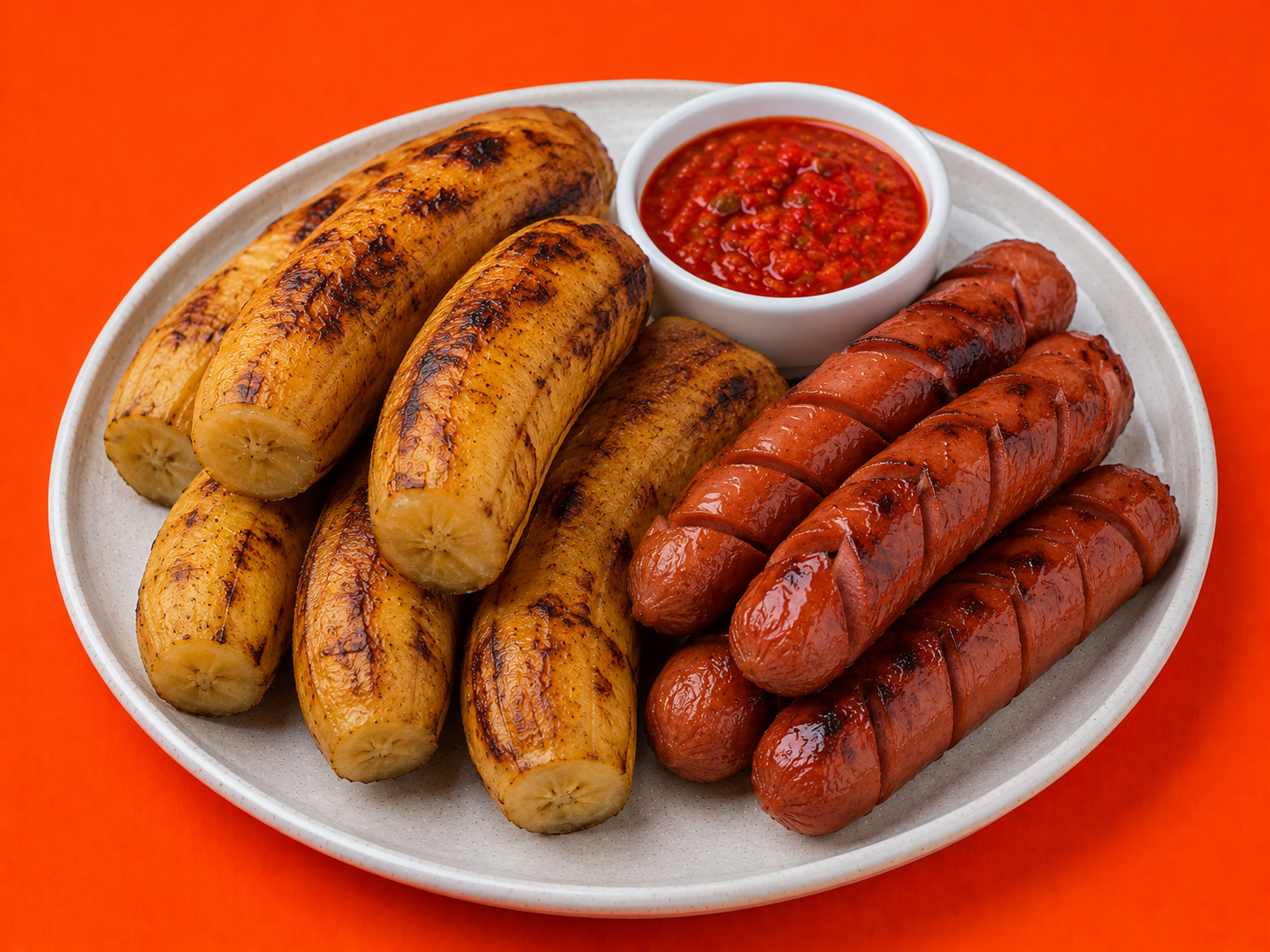 Bole and Sausage Combo from The Grills Corner